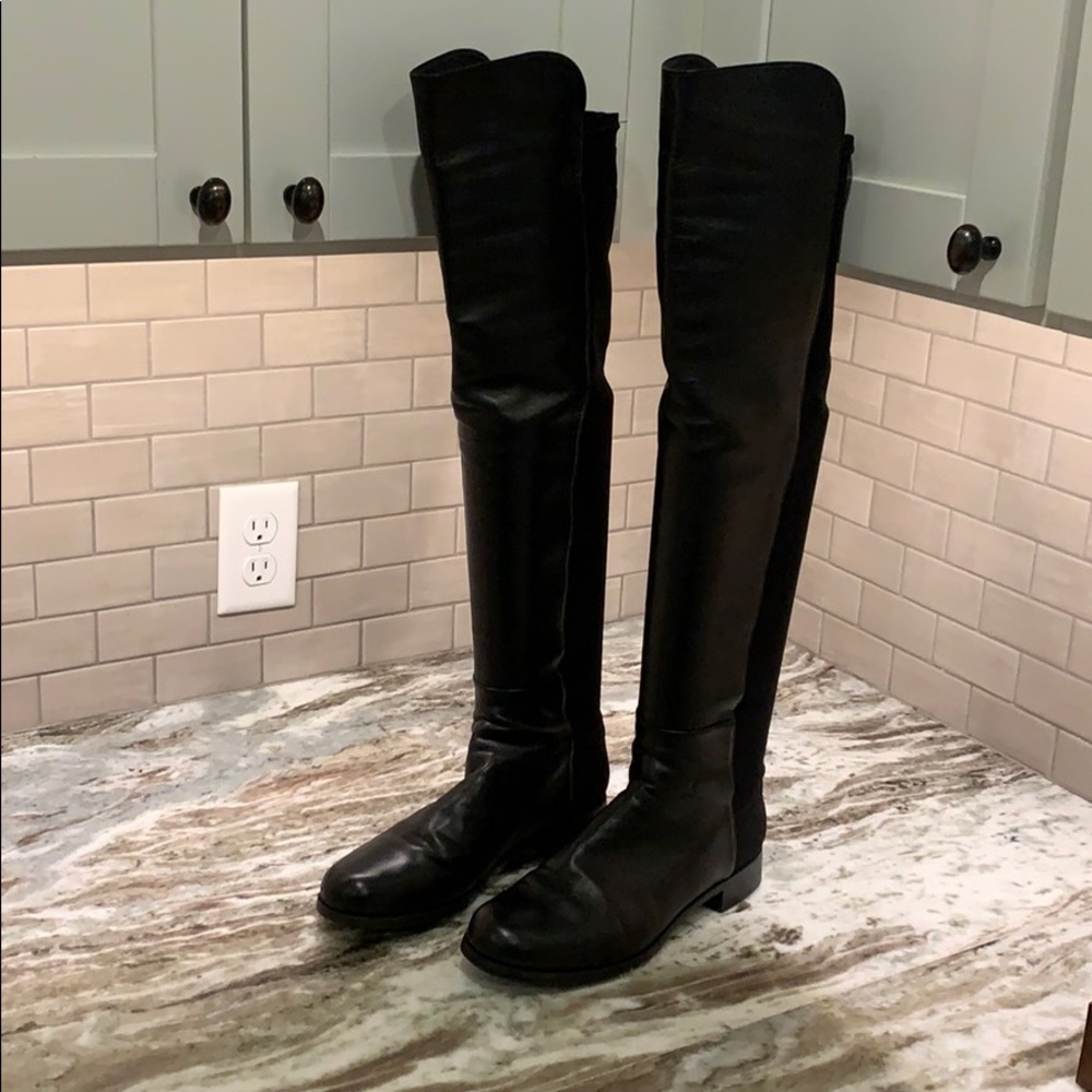 Stuart Weitzman 5050 Over the Knee Boot, Black